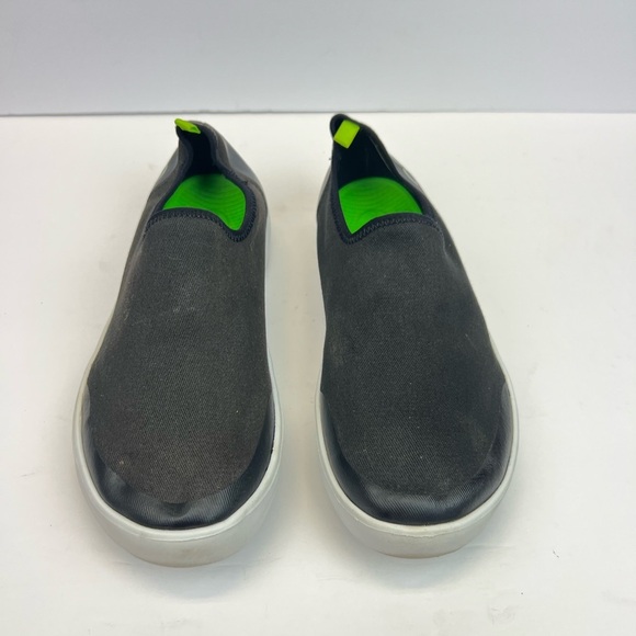 OOFOS OOmg eeZee Black Mesh Slip On Recovery Shoes Women's US 11 Euro 42 - Picture 9 of 11